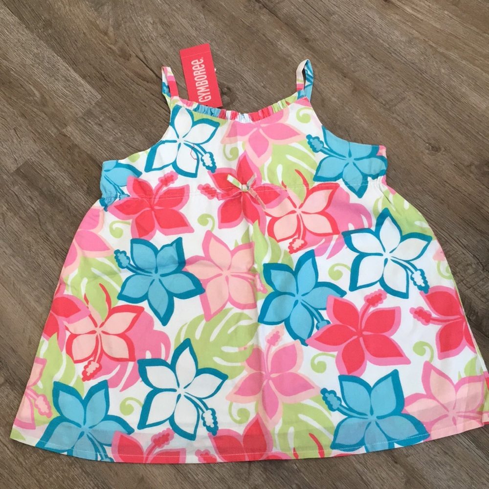 Nwts Vintage Gymboree Island Fun floral top Size 8